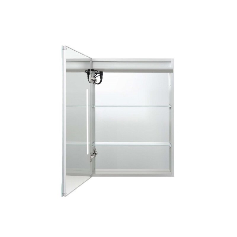 Зеркальный шкаф Aquatek AQ7504-MLC, 50 см, LED-подсветка, сенсор, хром