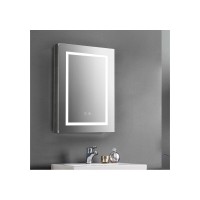 Зеркальный шкаф Aquatek AQ7504-MLC, 50 см, LED-подсветка, сенсор, хром