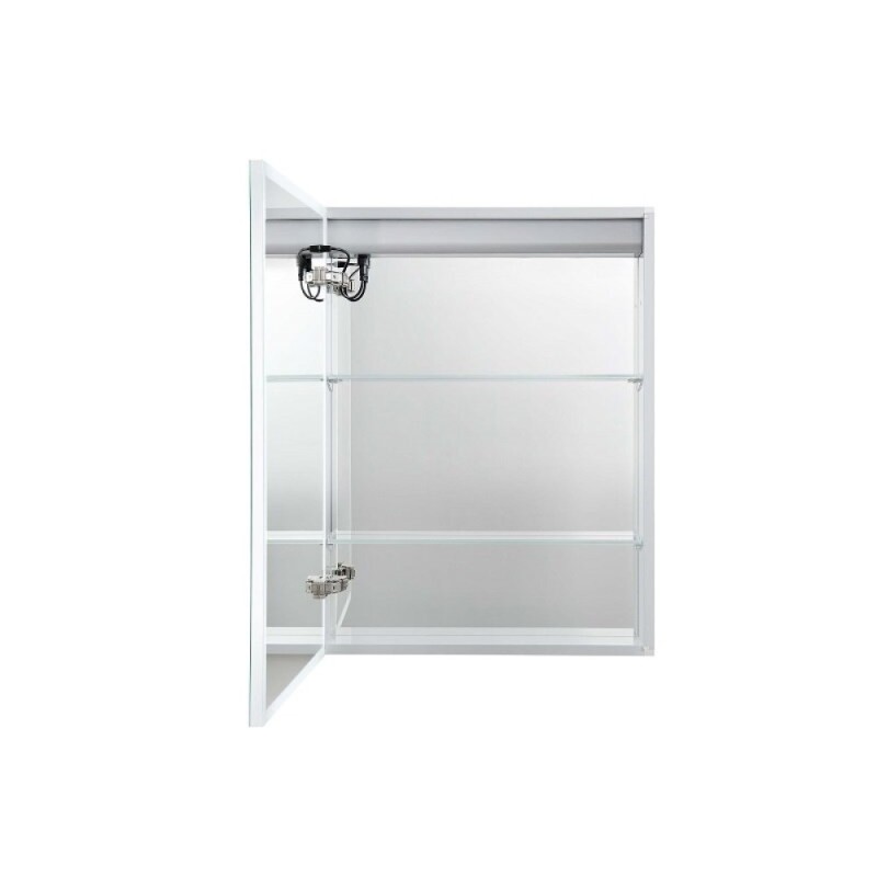 Зеркальный шкаф Aquatek AQ7603B-MLC, 60 см, LED-подсветка, сенсор, хром