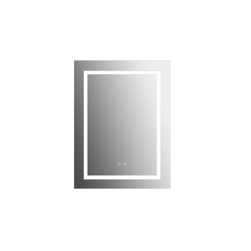 Зеркальный шкаф Aquatek AQ7604-MLC, 60 см, LED-подсветка, сенсор, хром