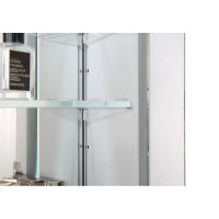 Зеркальный шкаф Aquatek AQ7604-MLC, 60 см, LED-подсветка, сенсор, хром