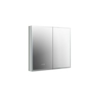 Зеркальный шкаф Aquatek AQ7803B-MLC, 80 см, LED-подсветка, сенсор, хром