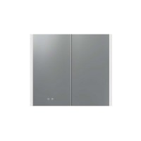 Зеркальный шкаф Aquatek AQ7809-MLC, 80 см, LED-подсветка, сенсор, хром