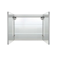 Зеркальный шкаф Aquatek AQ7809-MLC, 80 см, LED-подсветка, сенсор, хром