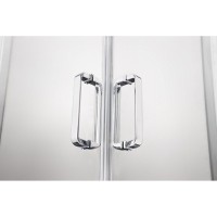 Душевой уголок Aquatek 80 x 80 см, стекло прозрачное, профиль хром, AQ ARI RO 08020CH