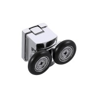 Душевой уголок Aquatek Ария AQ ARI RO 09020GM, 90 х 90 см, стекло прозрачное, профиль вороненая сталь, gunmetal