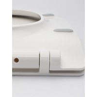 Крышка-сиденье Aquame с микролифтом, цвет белый, AQM1202