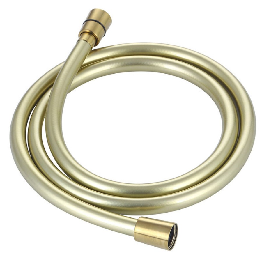 Душевой шланг Aquame AQM1502BG, 150 см, пластиковый, цвет золото шлифованное