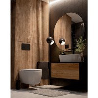 Унитаз подвесной Aquame AQM2013PRO, безободковый, сиденье с микролифтом, смыв торнадо, цвет белый