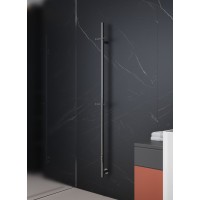 Полотенцесушитель электрический Aquame AQM3151GM, ширина 14.5 см, высота 170 см, диммер, цвет металл