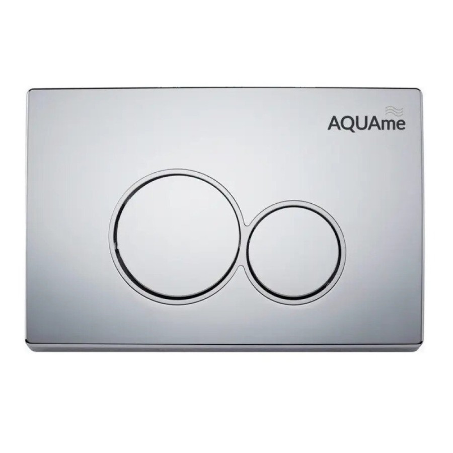 Клавиша смыва для инсталляции AQUAme AQM4101CR механическая, цвет хром