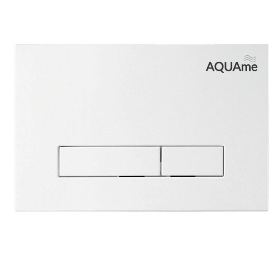 Клавиша смыва для инсталляции AQUAme AQM4103W, механическая, цвет белый