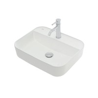 Раковина Aquame, накладная, 50 см, цвет белый глянцевый, AQM5001