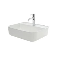 Раковина Aquame, накладная, 50 см, цвет белый глянцевый, AQM5001