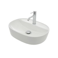 Раковина Aquame, накладная, 50 см, цвет белый глянцевый, AQM5002