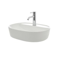 Раковина Aquame, накладная, 50 см, цвет белый глянцевый, AQM5002
