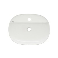 Раковина Aquame, накладная, 50 см, цвет белый глянцевый, AQM5002