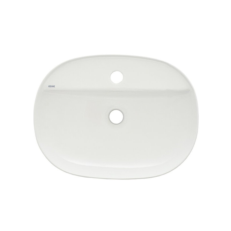 Раковина Aquame, накладная, 50 см, цвет белый глянцевый, AQM5002