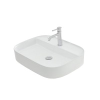 Раковина Aquame, накладная, 60 см, цвет белый глянцевый, AQM5003