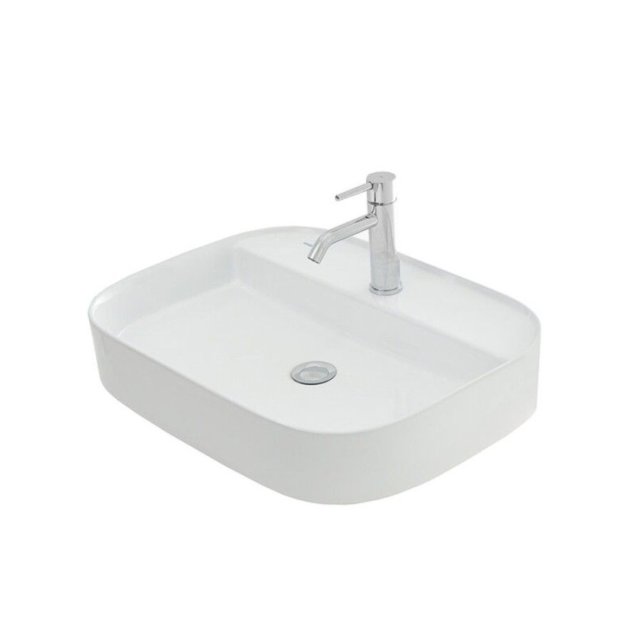Раковина Aquame, накладная, 60 см, цвет белый глянцевый, AQM5003