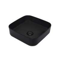 Раковина накладная Aquame, цвет черный матовый, AQM5011MB