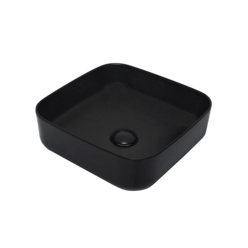 Раковина накладная Aquame, цвет черный матовый, AQM5011MB