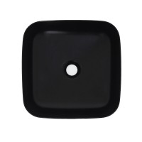 Раковина накладная Aquame, цвет черный матовый, AQM5011MB