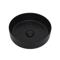 Раковина накладная Aquame, цвет черный матовый, AQM5012MB