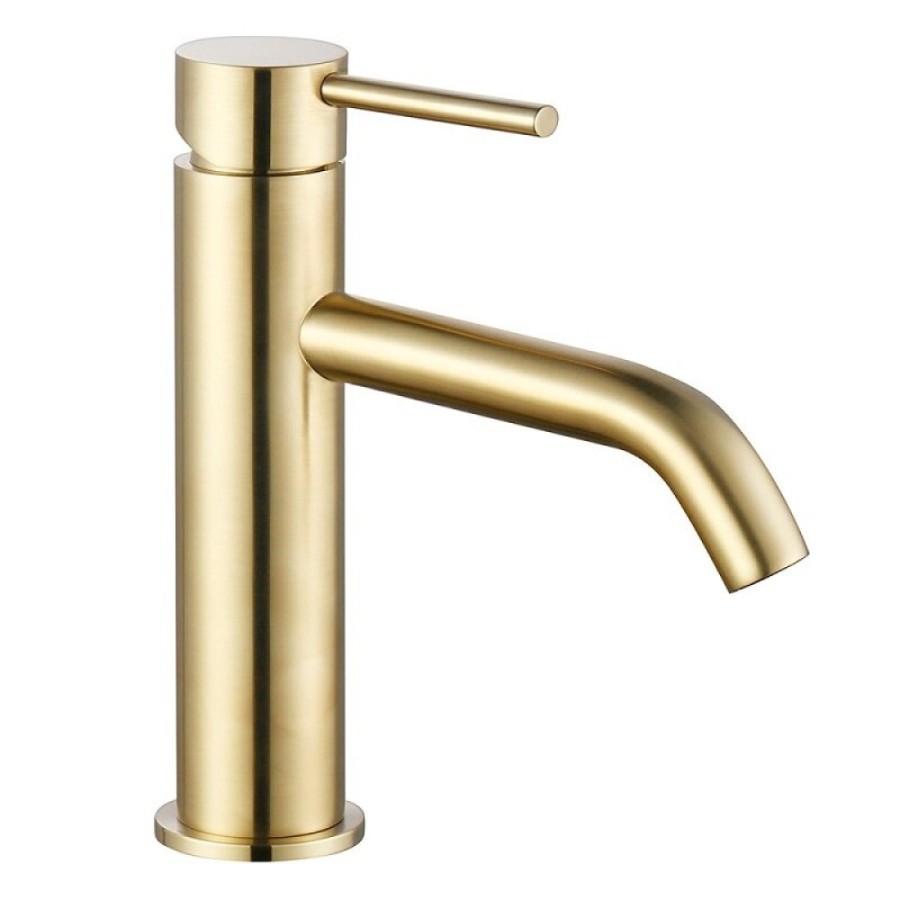 Смеситель Aquame Siena AQM6210BG, для раковины, цвет шлифованное золото