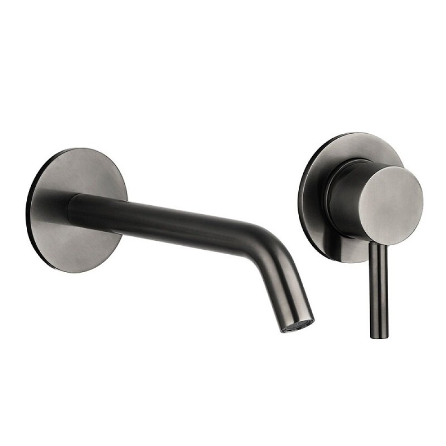Смеситель Aquame Siena AQM6215GM, для раковины, Gun Metal