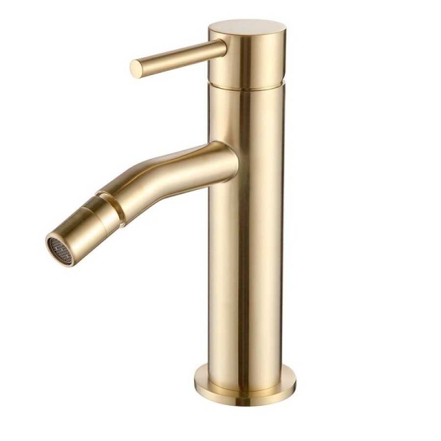 Смеситель Aquame Siena AQM6216BG, для биде, цвет шлифованное золото