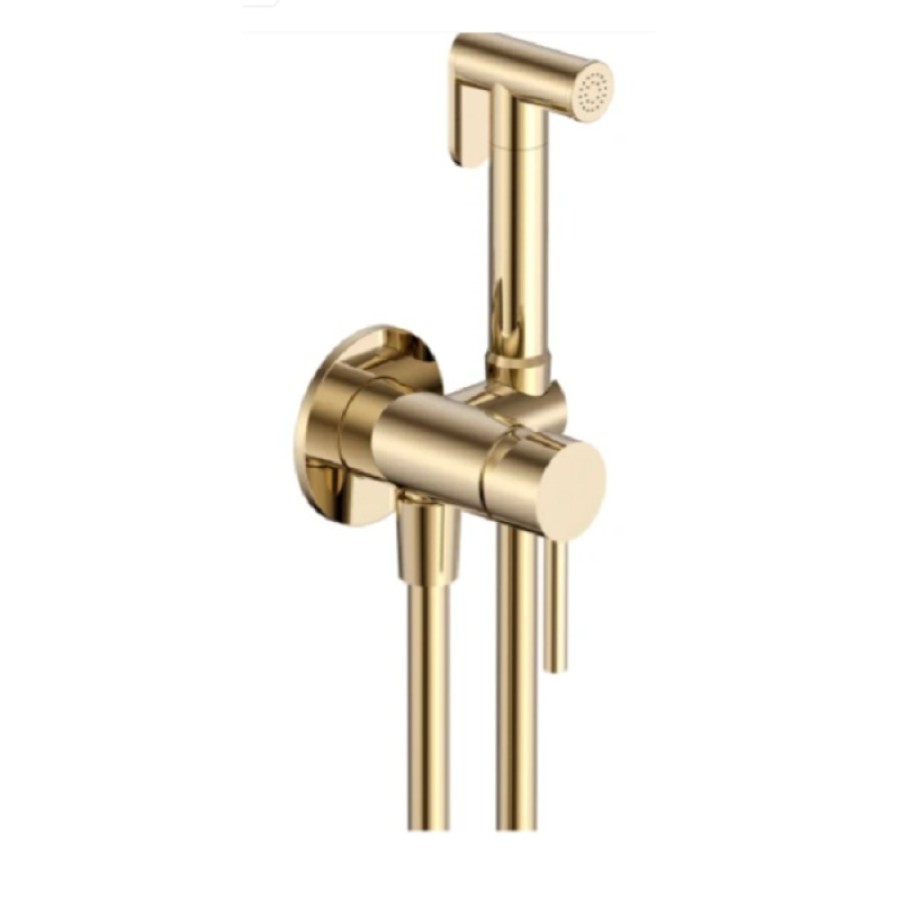 Гигиенический душ Aquame Siena, AQM6217BG, со смесителем, золото матовое