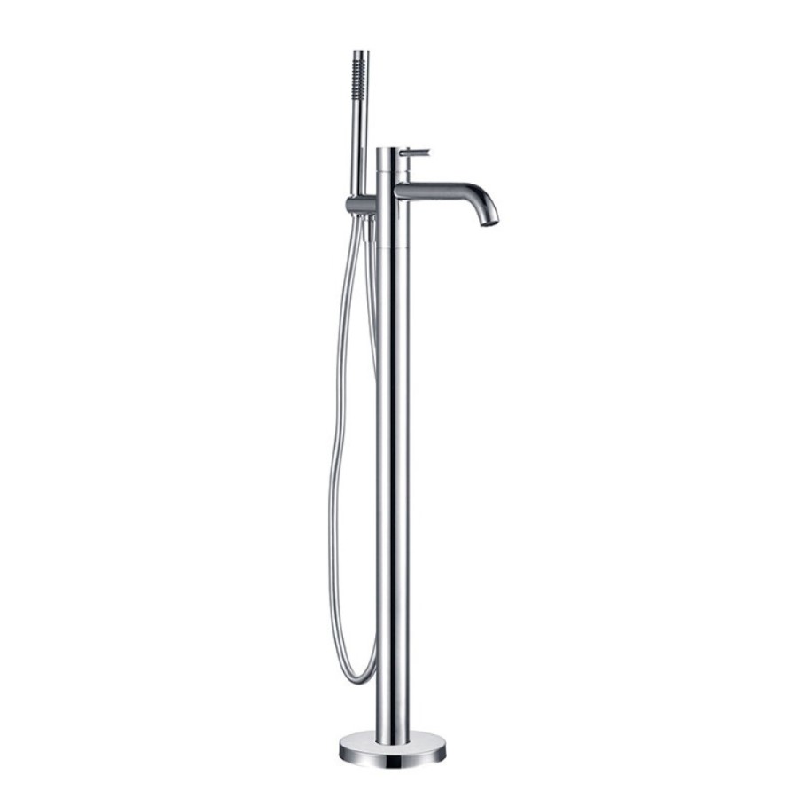 Смеситель для ванны Aquame Siena AQM6218CR, напольный, цвет хром