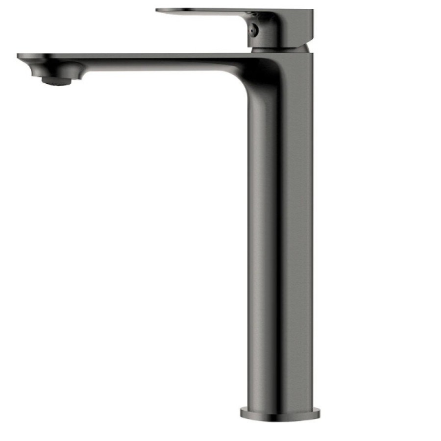 Смеситель Aquame Monza AQM6314GM, для раковины, Gun Metal