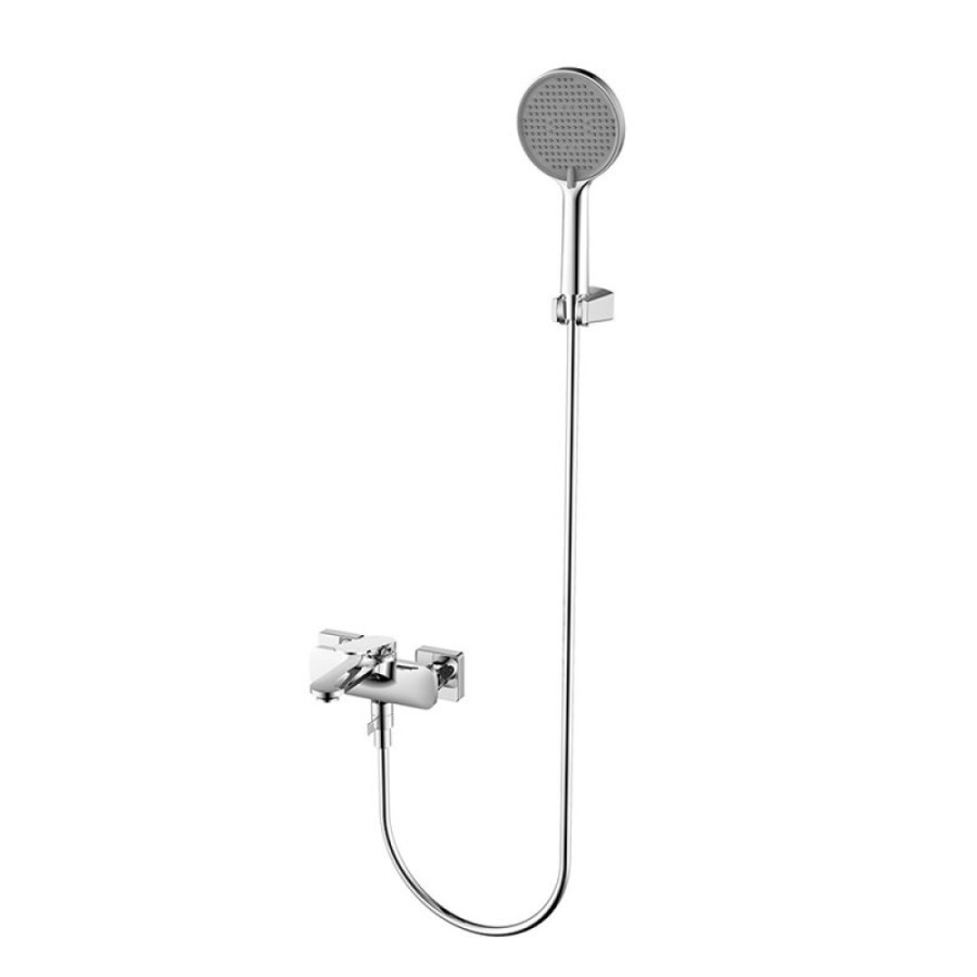 Смеситель для ванны и душа Aquame Imola AQM6712CR, с душевым гарнитуром, цвет хром