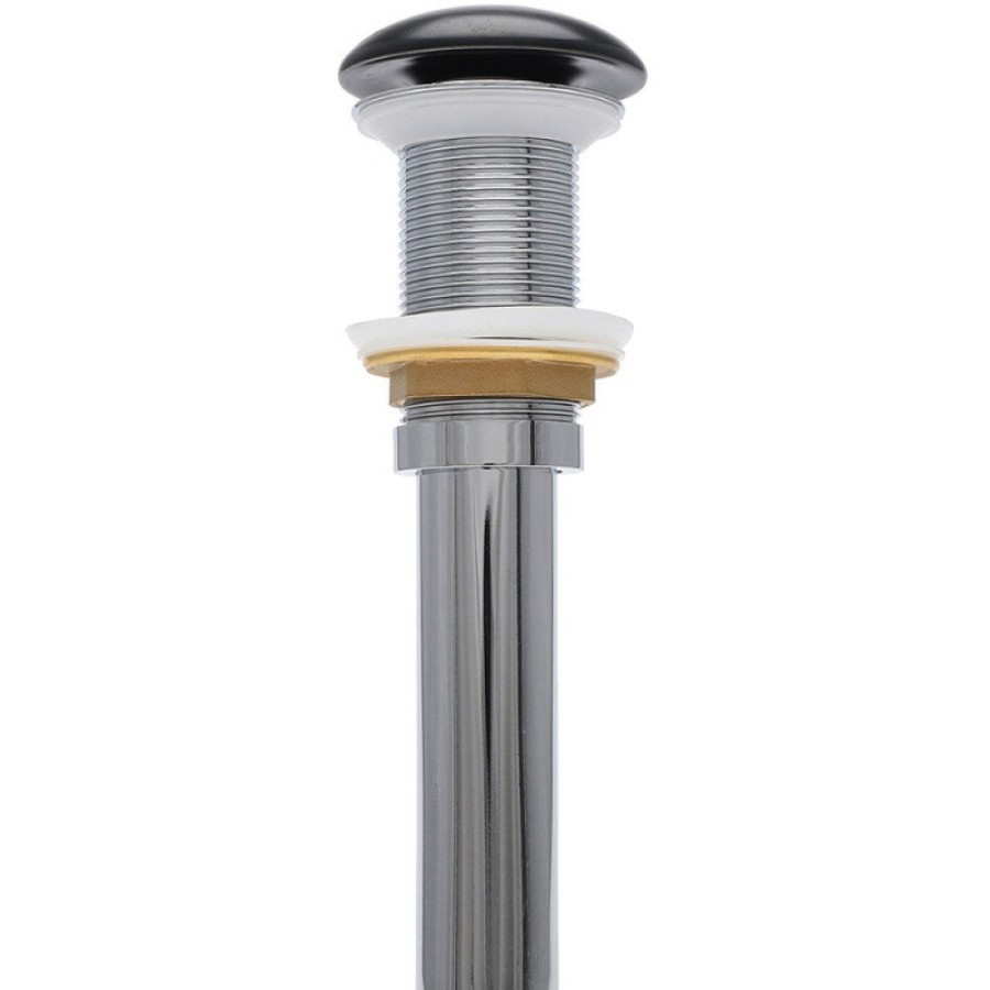Донный клапан Aquame без перелива, цвет черный матовый, AQM7002-0MB