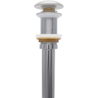 Донный клапан Aquame без перелива, цвет светло-серый матовый, AQM7002-0MFG