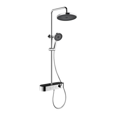 Душевая система Aquame, AQM8009CR, с каскадным изливом, цвет хром