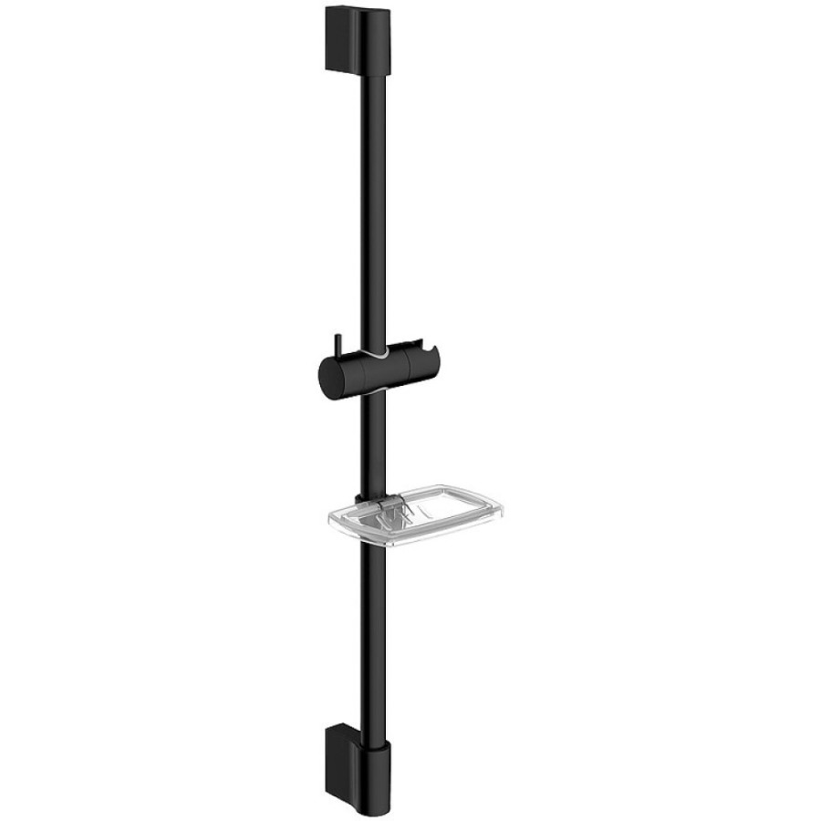 Душевая штанга Aquame AQM8203B, 72 см, цвет черный