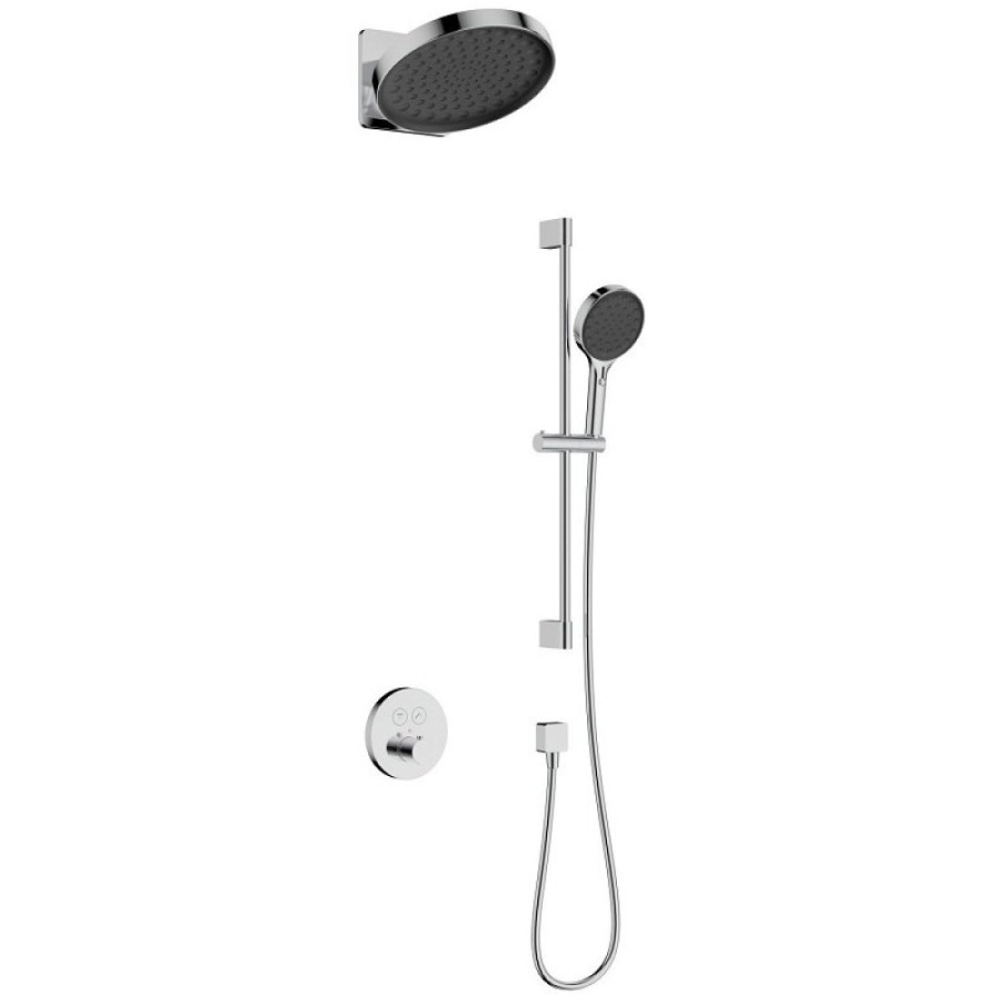 Душевая система Aquame, AQM8403CR, с термостатом, цвет хром