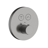 Душевая система Aquame, AQM8403GM, с термостатом, цвет серый матовый