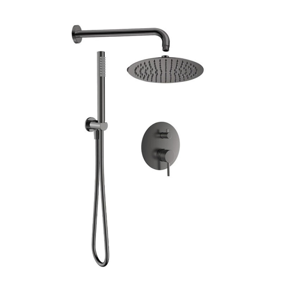 Душевая система Aquame AQM8404GM, gun metall