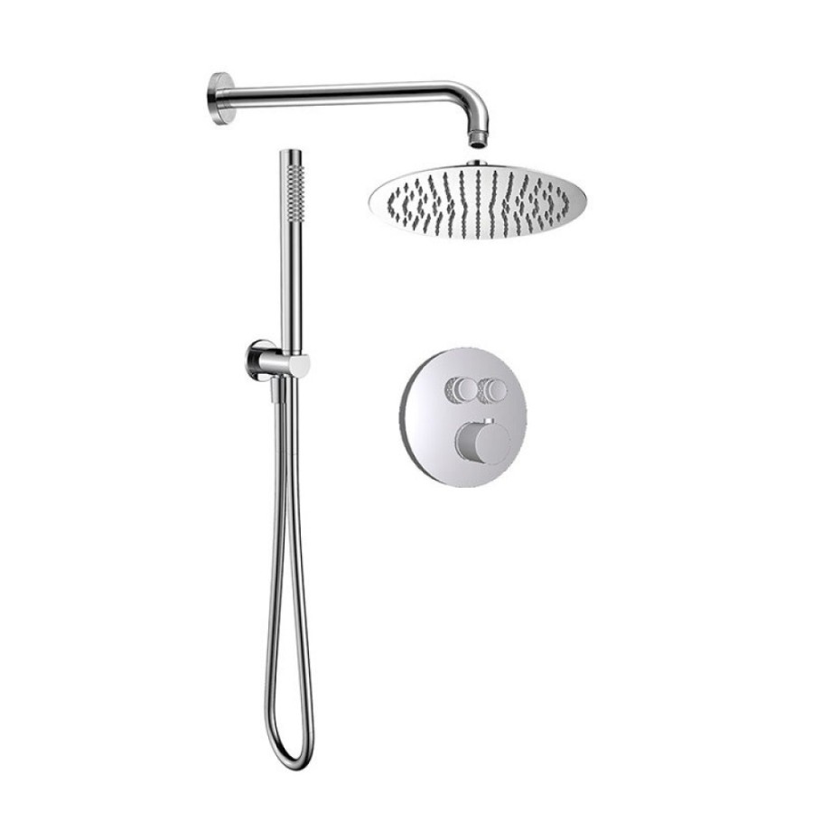 Душевая система Aquame, AQM8405CR, с термостатом, цвет хром