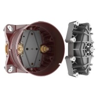 Смеситель для ванны и душа Aquame, AQM8407CR, термостатический, цвет хром
