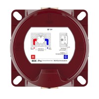 Смеситель для душа Aquame AQM8801MB, термостатический, цвет черный матовый