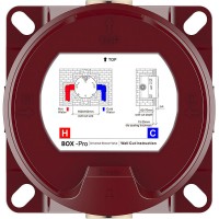Смеситель для душа Aquame AQM8802MB, термостатический, цвет черный матовый