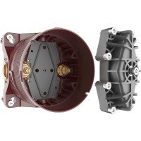 Смеситель для душа Aquame AQM8802MB, термостатический, цвет черный матовый