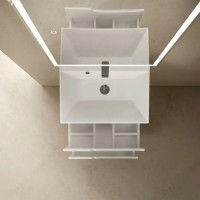 Тумба под раковину Aquame S3 AQM900360WH, 60 см, подвесная, цвет белый