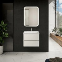 Тумба под раковину Aquame S4 AQM900460WH, 60 см, подвесная, цвет белый