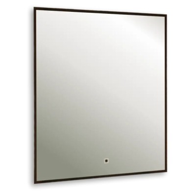 Зеркало Aquame AQM9101B, 60 см, с LED-подсветкой, инфракрасный выключатель, подогрев, цвет черный
